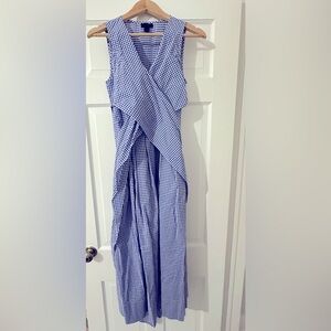 Jcrew gingham pattern dress